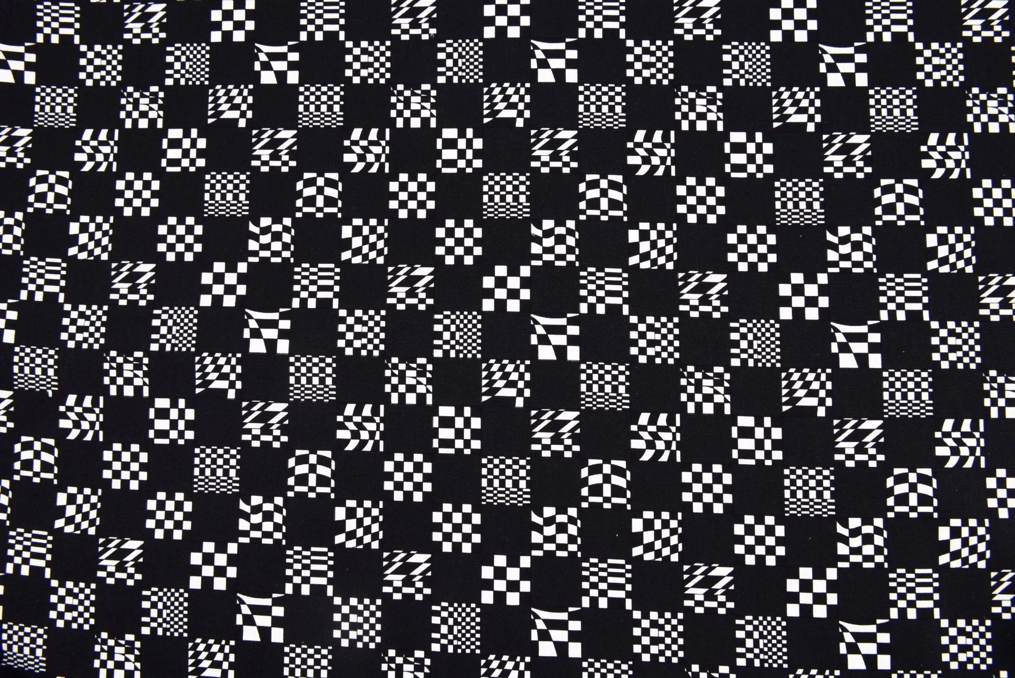 100% Cotton Loom Line  Racing Blocks Fabric - 075