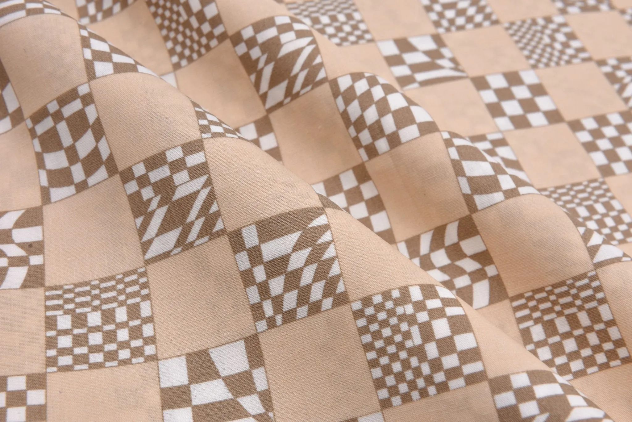 100% Cotton Loom Line  Racing Blocks Fabric - 075