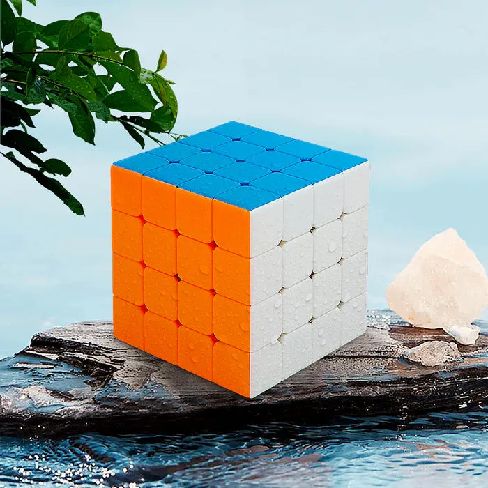 1975 Small Puzzles Cubes 4×4×4 High Speed Sticker Less Magic Cube Game, Kids and Professionals Magic Cube Puzzle Toy, Pack of 1, 8  Years