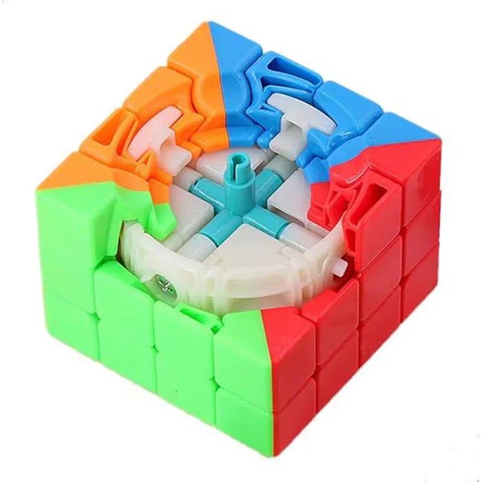 1975 Small Puzzles Cubes 4×4×4 High Speed Sticker Less Magic Cube Game, Kids and Professionals Magic Cube Puzzle Toy, Pack of 1, 8  Years