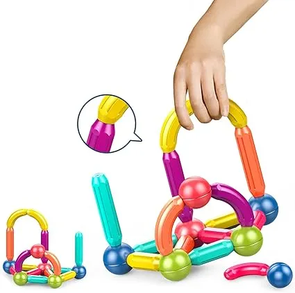 25Pcs Magnetic Puzzle Sticks Set