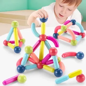 25Pcs Magnetic Puzzle Sticks Set