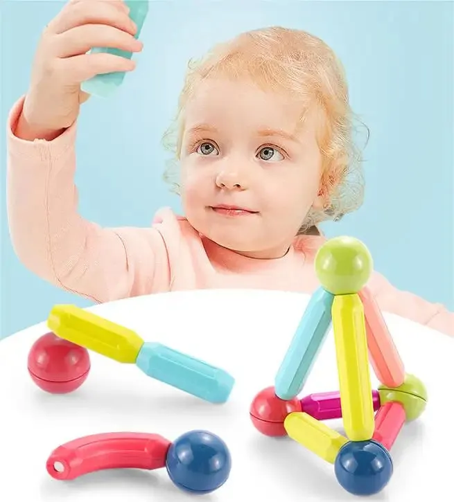 25Pcs Magnetic Puzzle Sticks Set