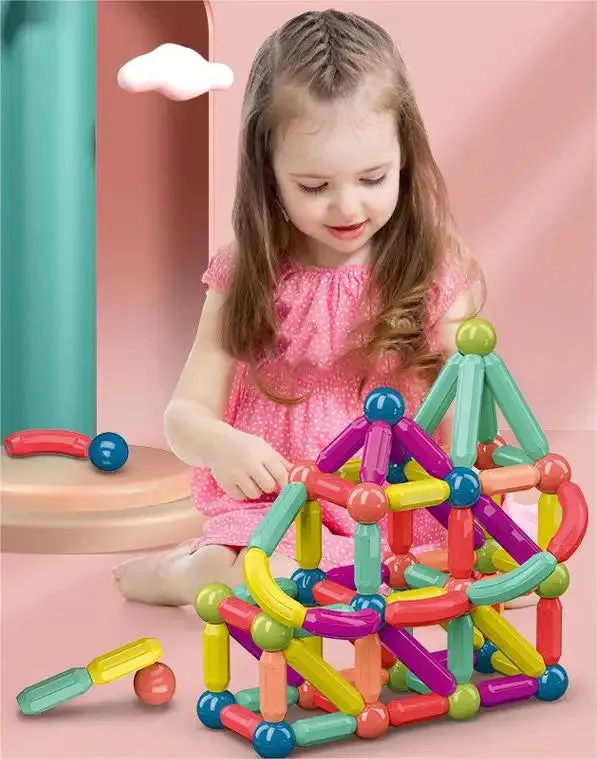 25Pcs Magnetic Puzzle Sticks Set