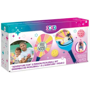3C4G Adventure Fun Pickleball Set for 2 - Portable Outdoor Game Kit