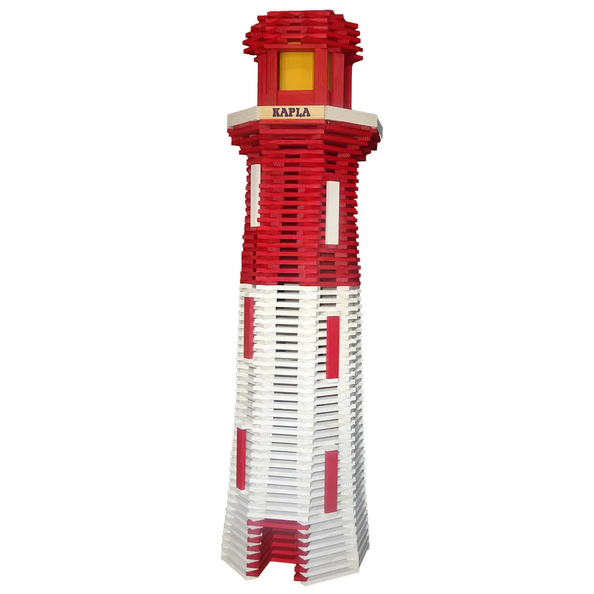40 Square Box of Planks in Red By Kapla