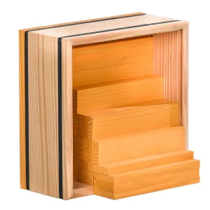 40 Square Box of Planks in Yellow By Kapla