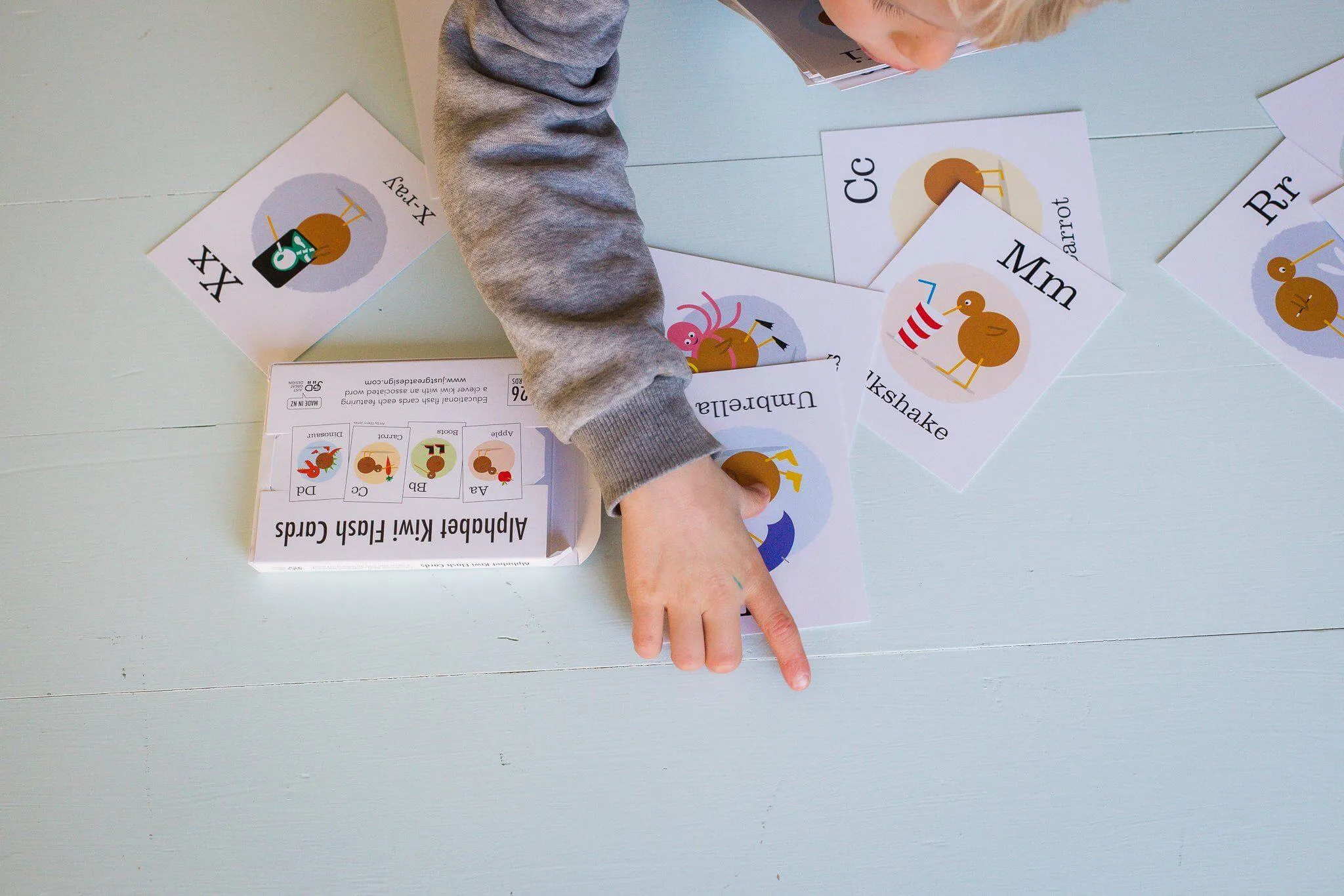 Alphabet Kiwi Flash Cards