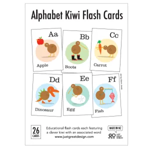 Alphabet Kiwi Flash Cards