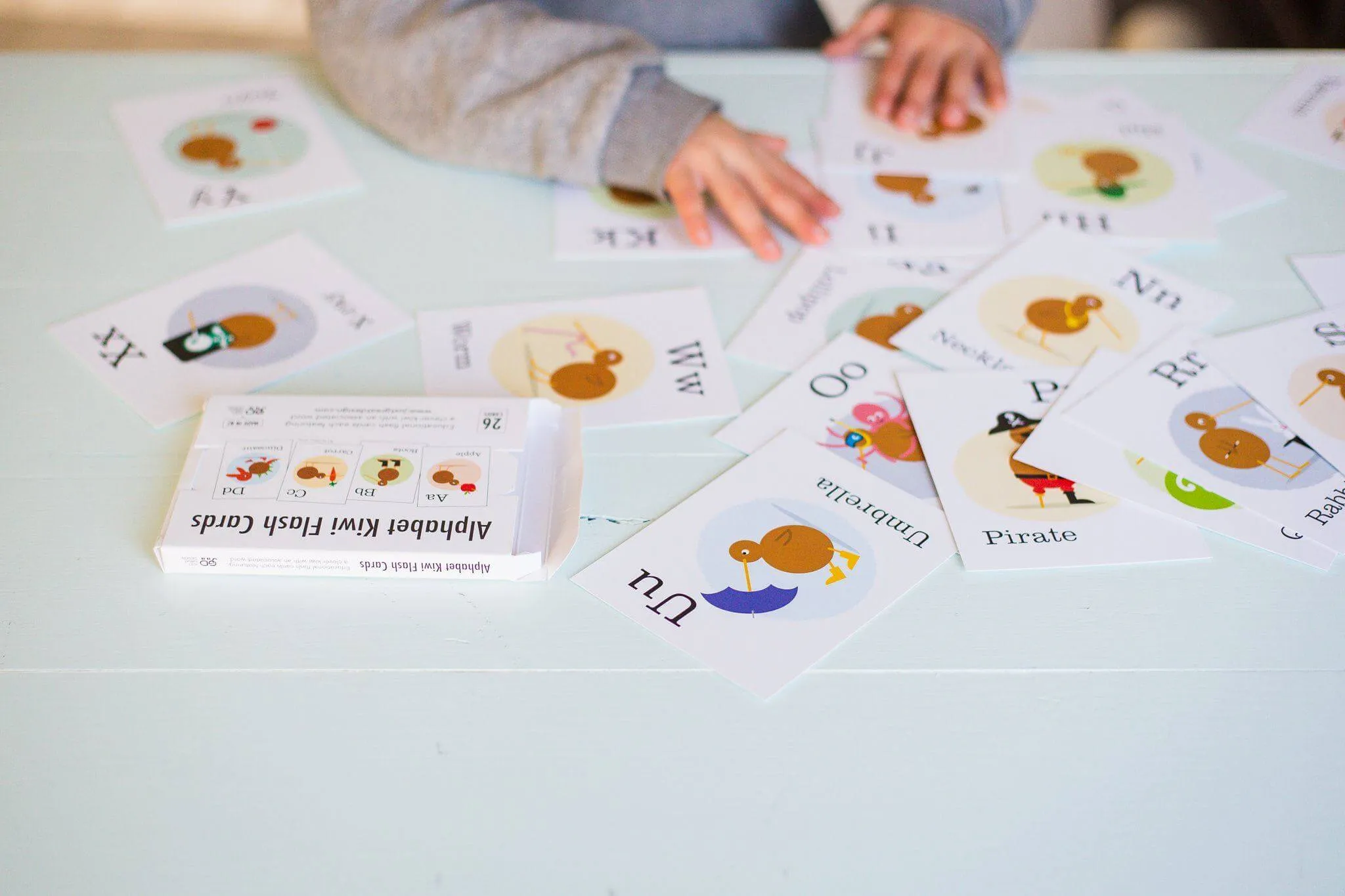 Alphabet Kiwi Flash Cards