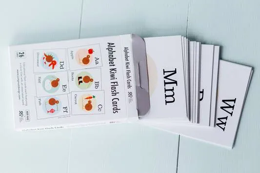 Alphabet Kiwi Flash Cards