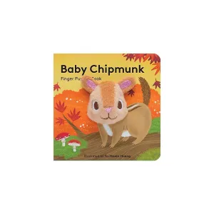 Baby Chipmunk Finger Puppet Book