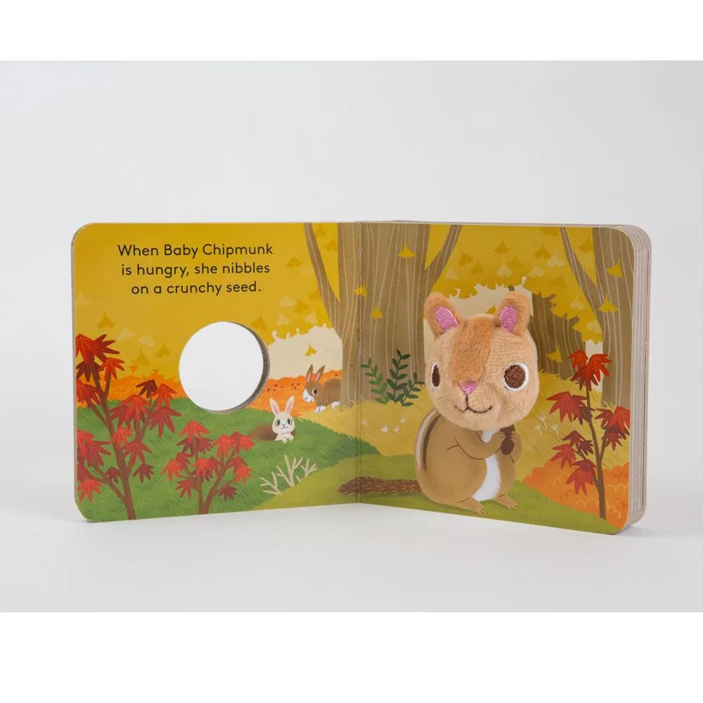 Baby Chipmunk Finger Puppet Book