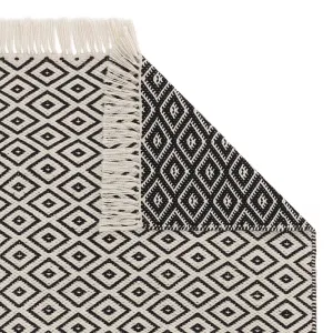 Barota Outdoor Rug [Black/White]