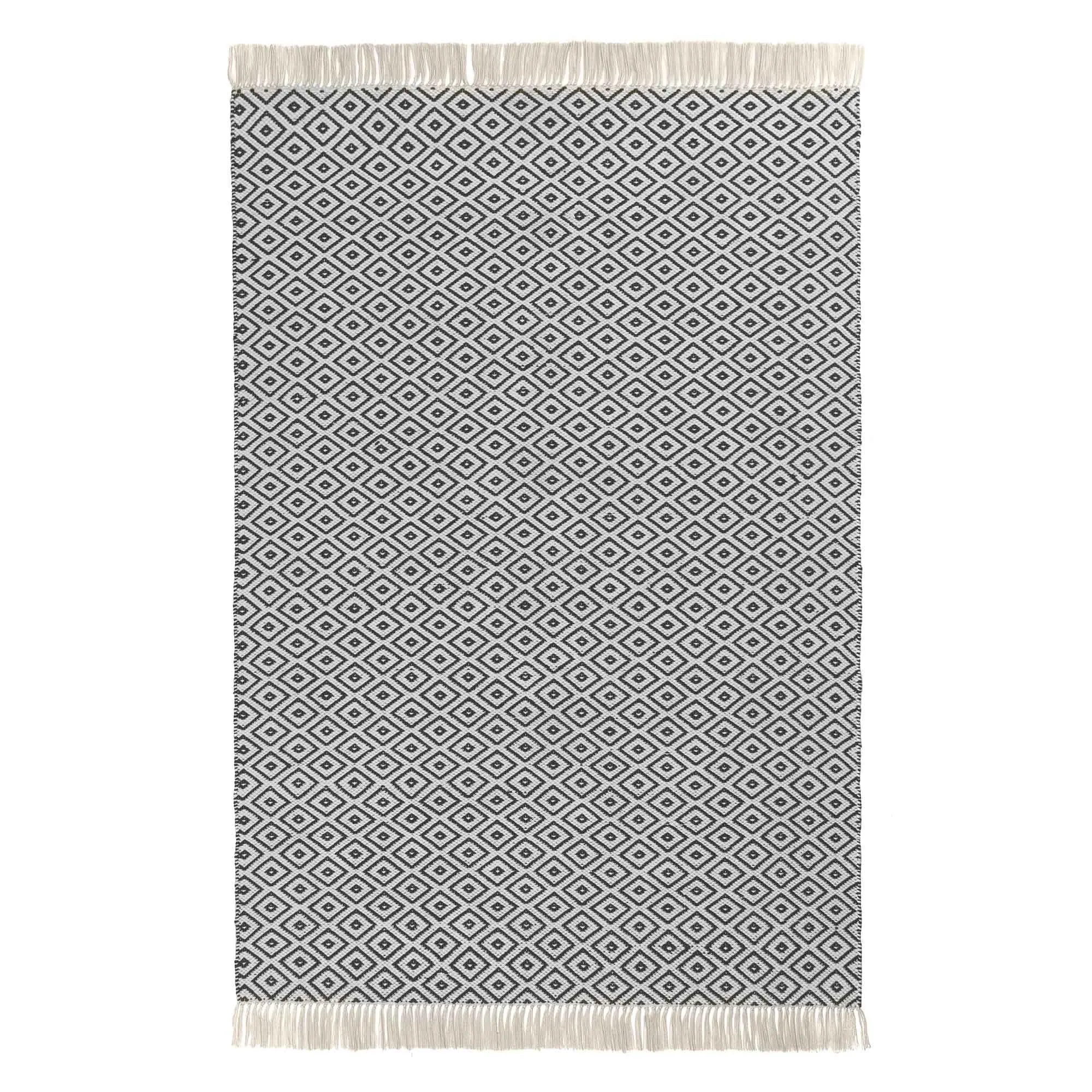 Barota Outdoor Rug [Black/White]
