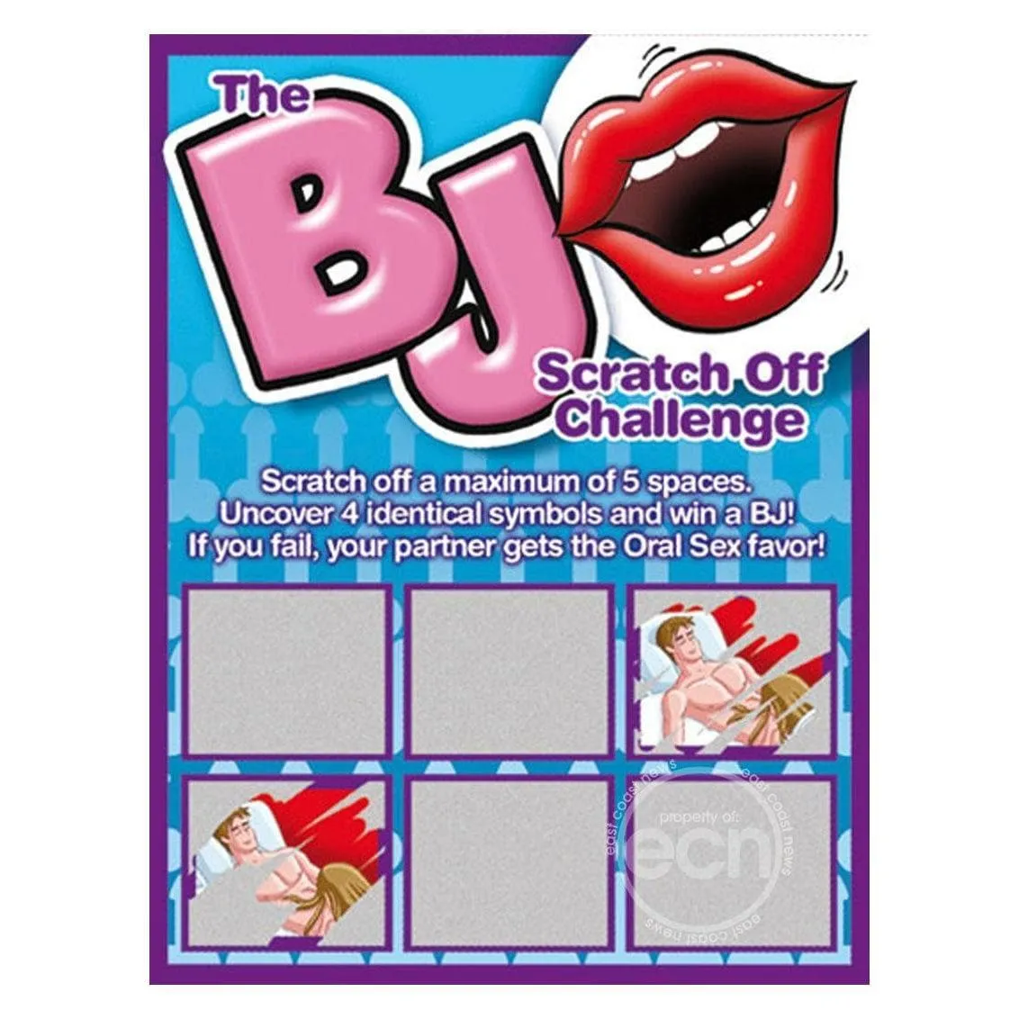 BJ Scratch Off Challenge Game Ticket