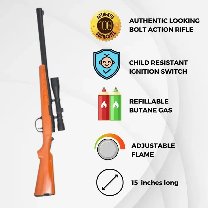 Bolt Action Rifle Barbeque Lighter
