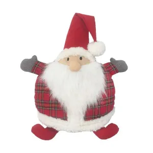 Christmas Pillow | Santa Round Accent Pillow Red | Mon Ami Designs