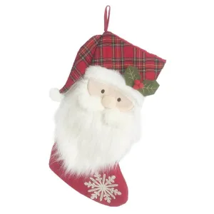 Christmas Stocking | Tartan Santa | Mon Ami Designs