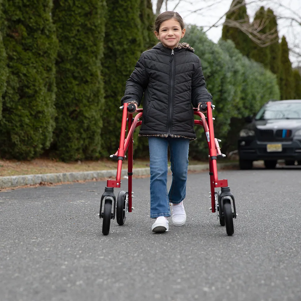 Circle Specialty Kilp 4 Wheeled with 8" Outdoor Wheels - Red, Small