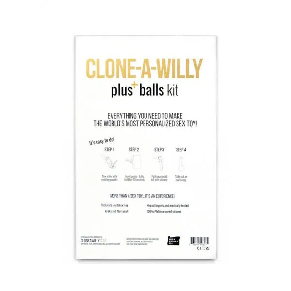 Clone-A-Willy Vibrating Penis Molding Kit *With Balls*