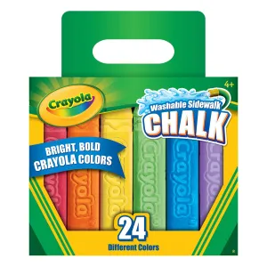 Crayola Sidewalk Chalk 24 Count