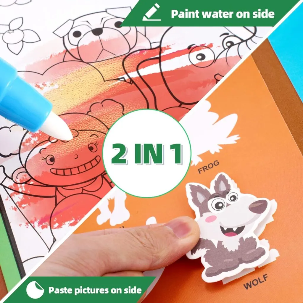 DIY Magical Water Painting Foldable Book