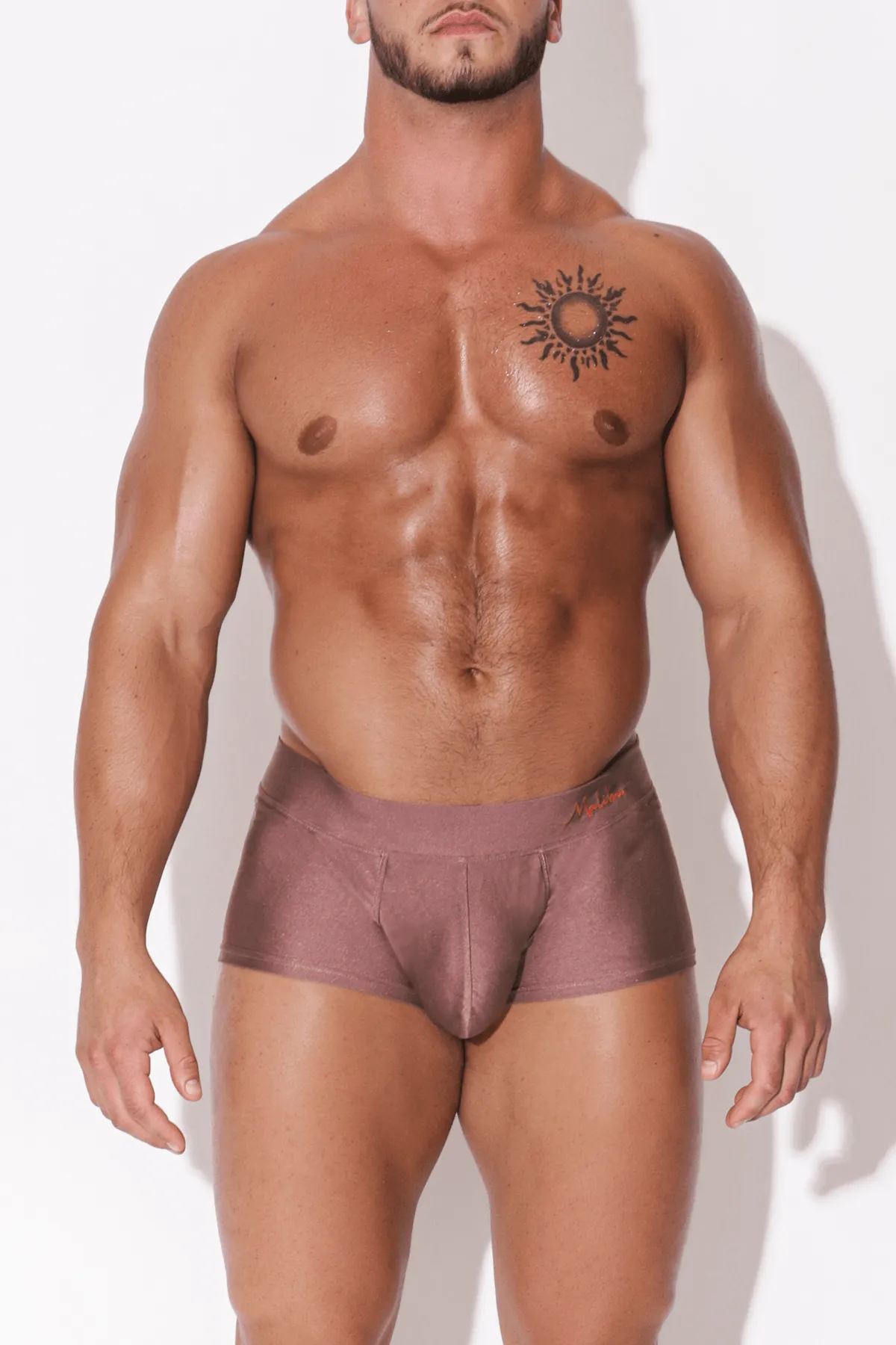 Dynamic Shine Boxer Briefs - Mauve