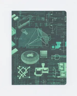 Electronic Engineering Softcover Notebook - Dot Grid