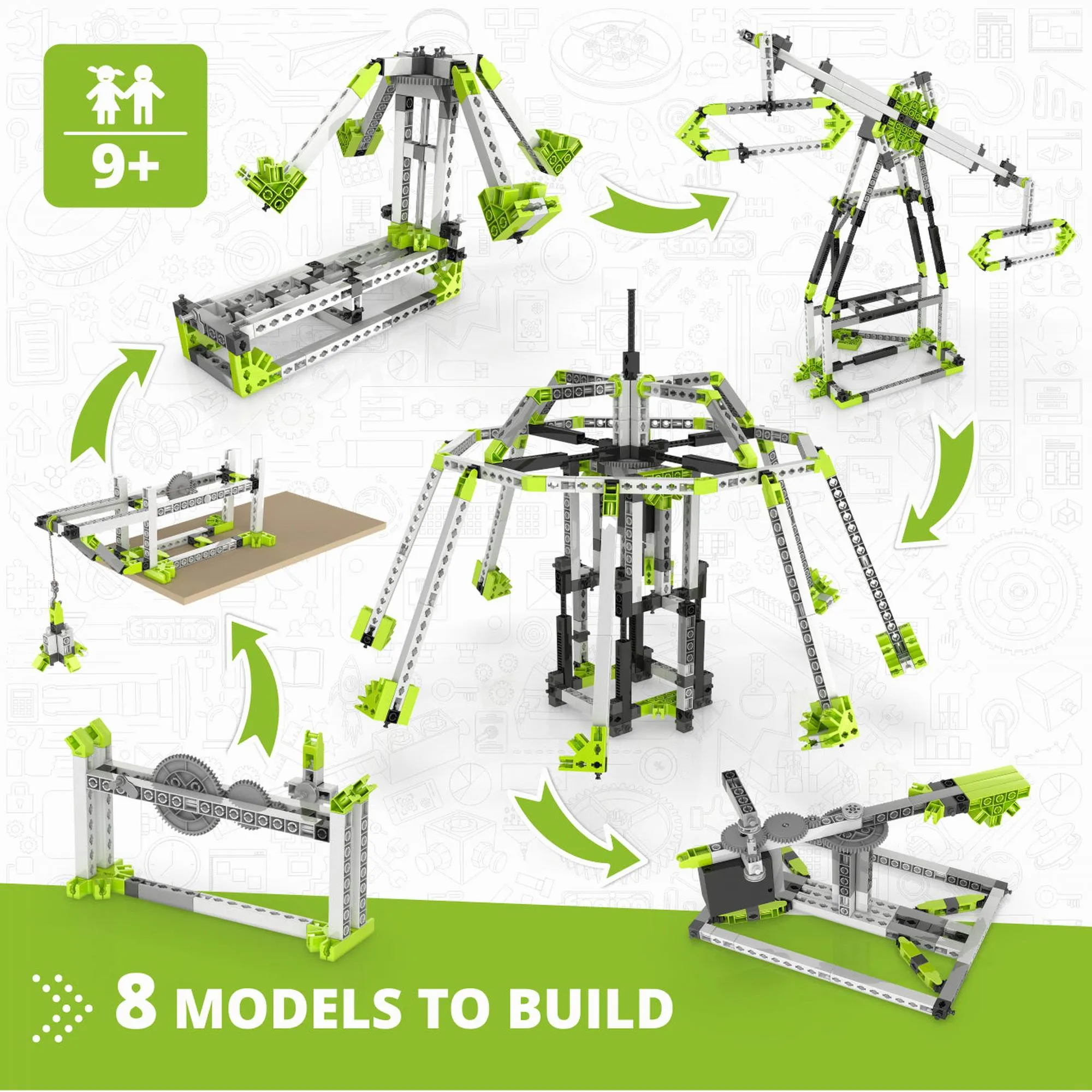 Engino Discovering Stem Amusement Park Set V1 (EN)