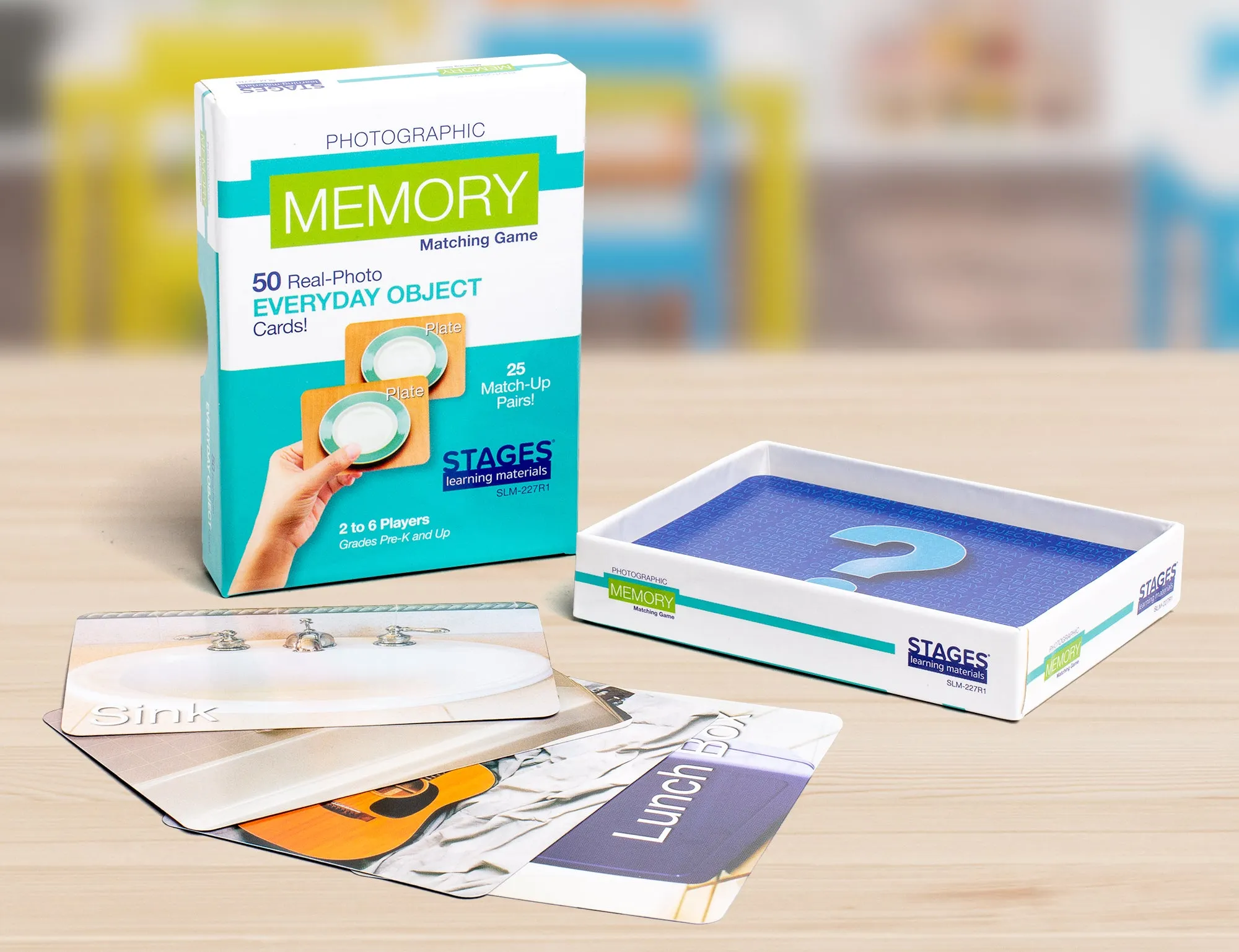 Everyday Objects Memory Matching Card Game