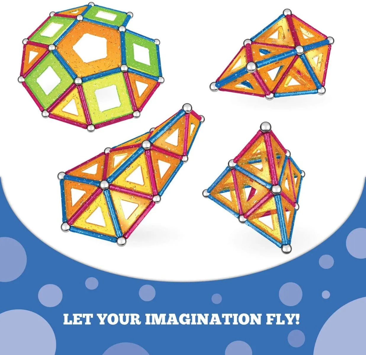 Geomag 533 Glitter 68 pcs