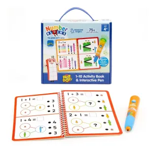 Hot Dots® Numberblocks® 1-10 Activity Book & Pen