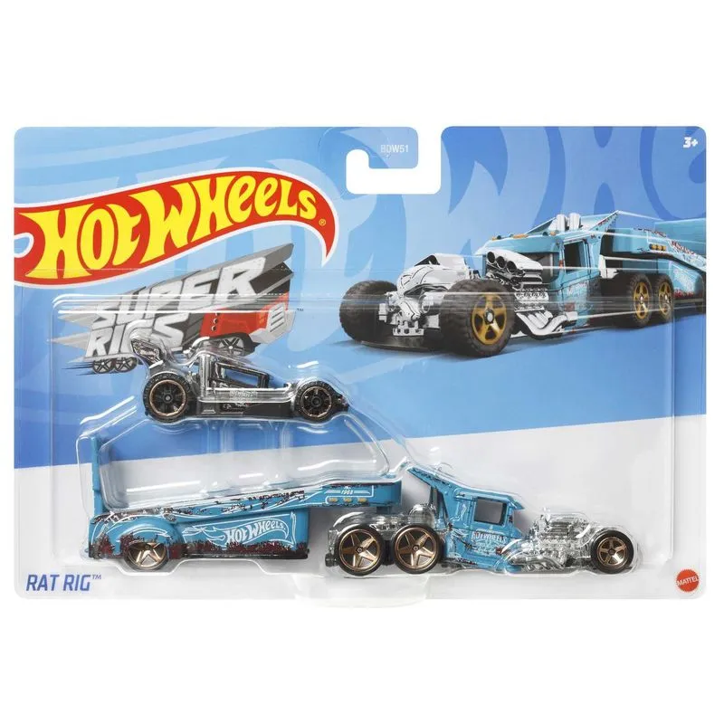 Hot Wheels Transport Rig Super Rigs Rat Rig Blue/Black