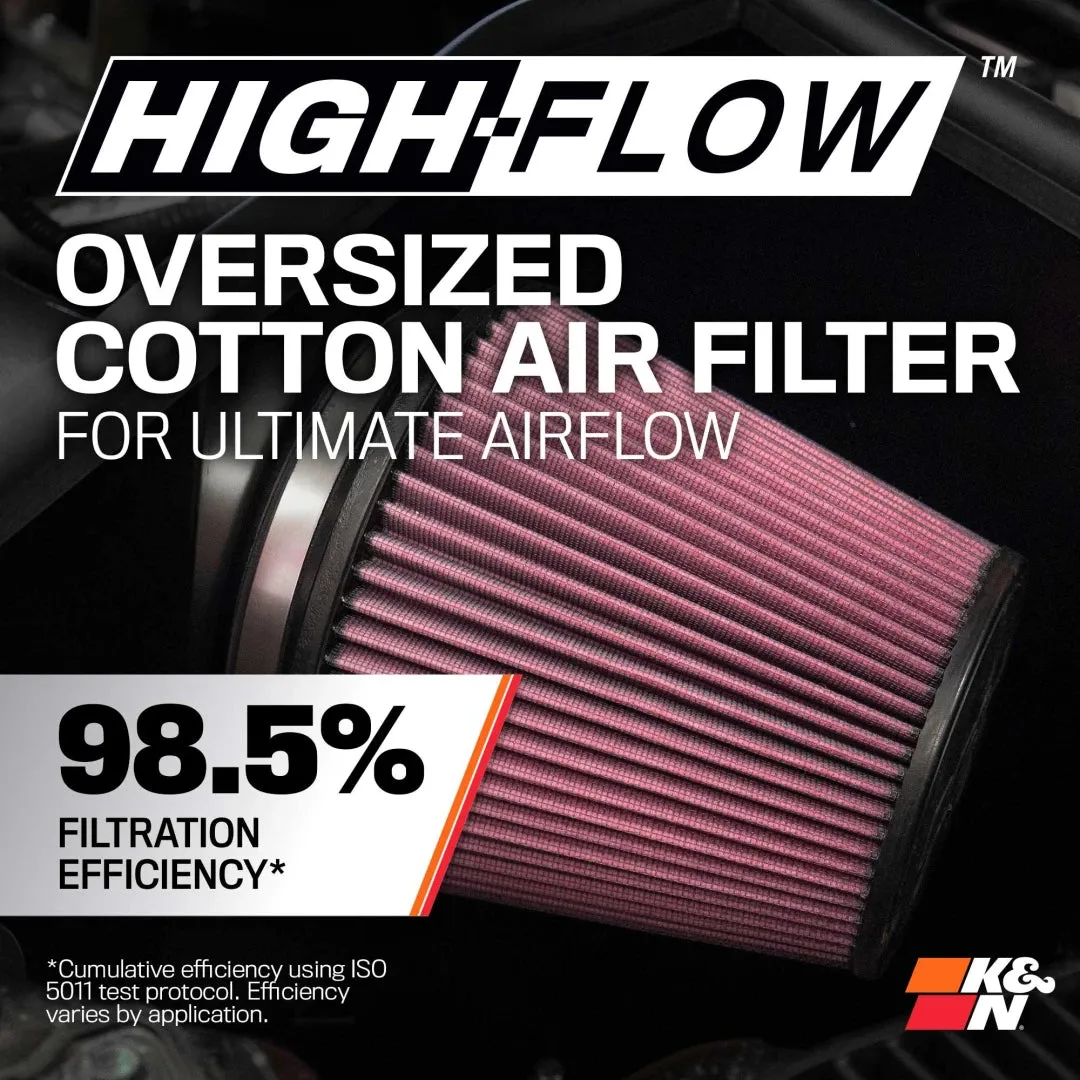 K&N 3.5L V6 Cold Air Intake - High-Flow Aluminum Tube For Tacoma (2016-2023)