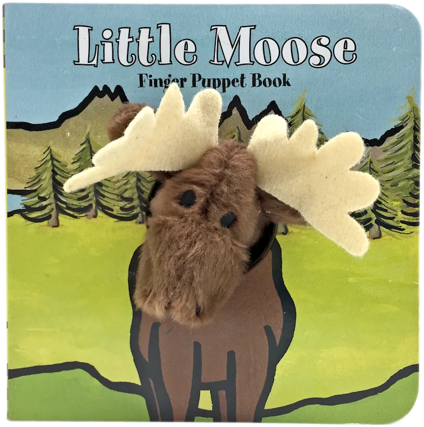Little Moose Finger Puppet Book