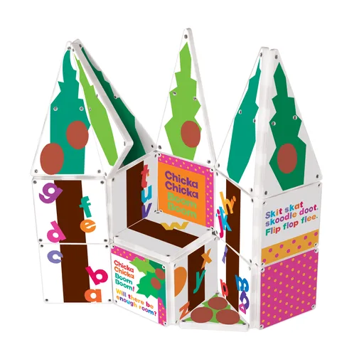 Magna-Tiles CreateOn Chicka Chicka Boom Boom 19-Piece Set