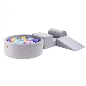 MeowBaby Foam Play Set with Round Ball Pit