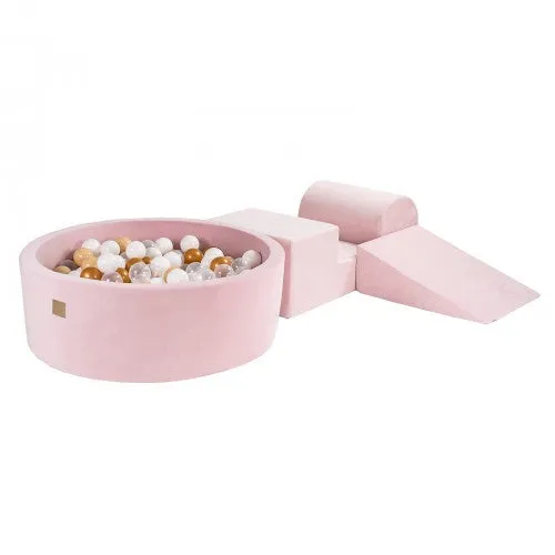 MeowBaby Foam Play Set with Round Ball Pit