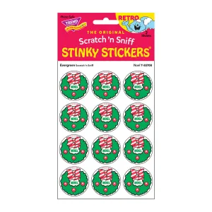 Noel, Evergreen scent Retro Scratch 'n Sniff Stinky Stickers®