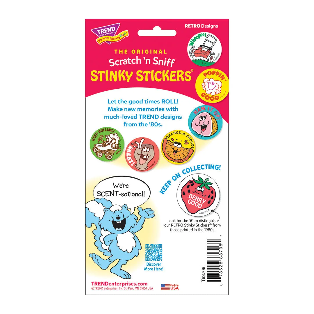 Noel, Evergreen scent Retro Scratch 'n Sniff Stinky Stickers®