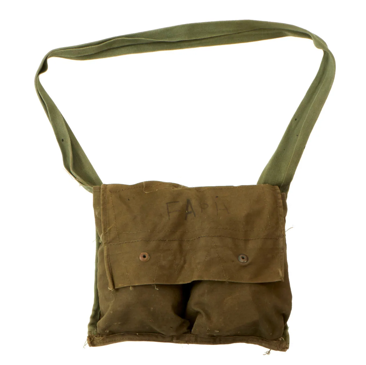 Original U.S. Vietnam War M68 Claymore Mine Training Kit with Canvas Carry Bag - Inert