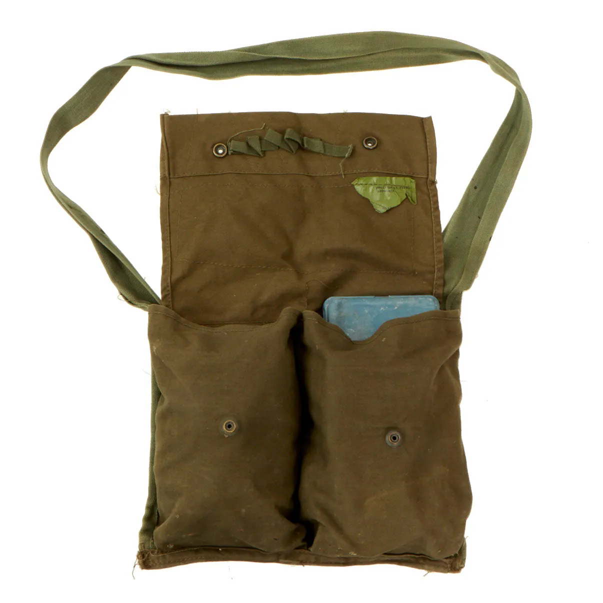 Original U.S. Vietnam War M68 Claymore Mine Training Kit with Canvas Carry Bag - Inert
