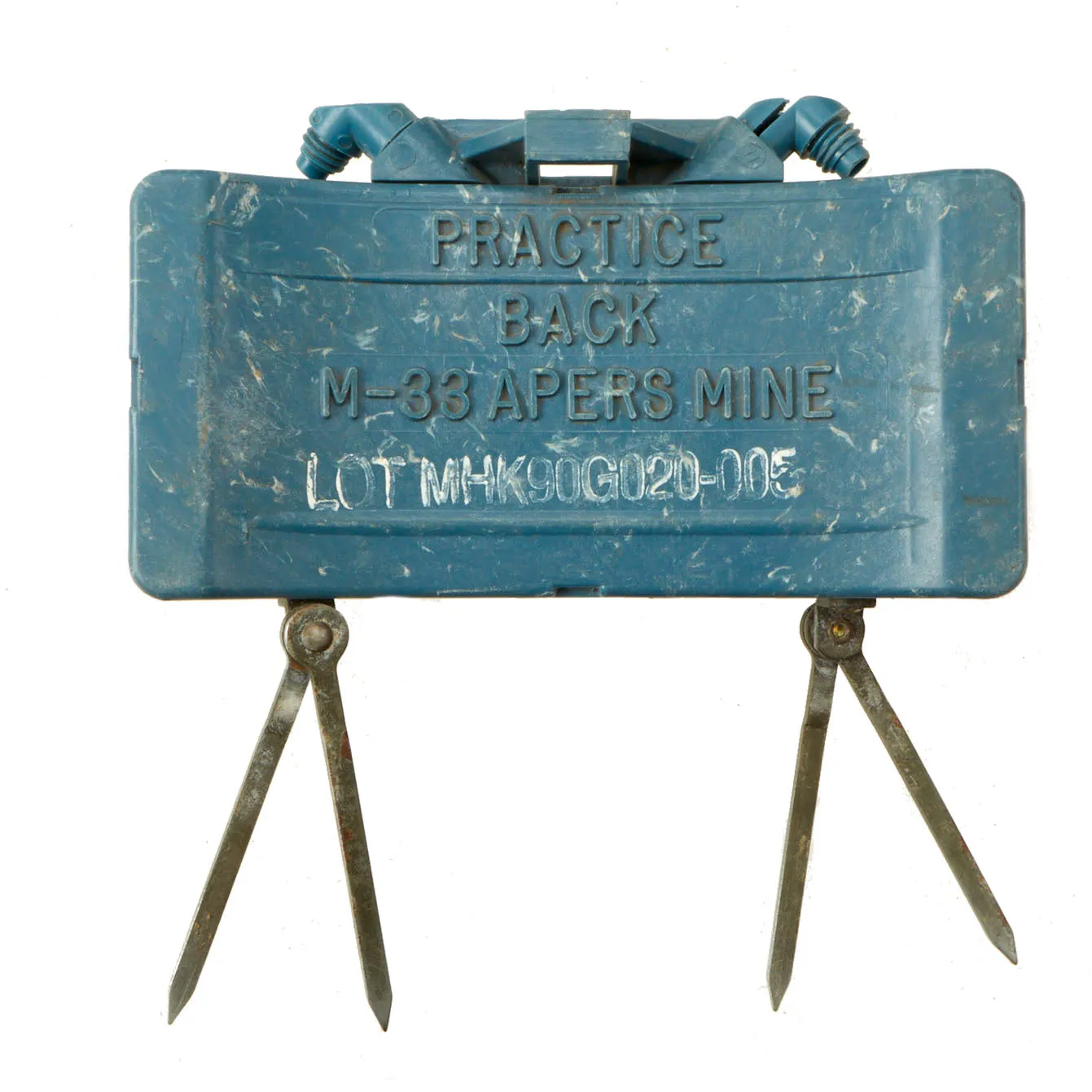 Original U.S. Vietnam War M68 Claymore Mine Training Kit with Canvas Carry Bag - Inert