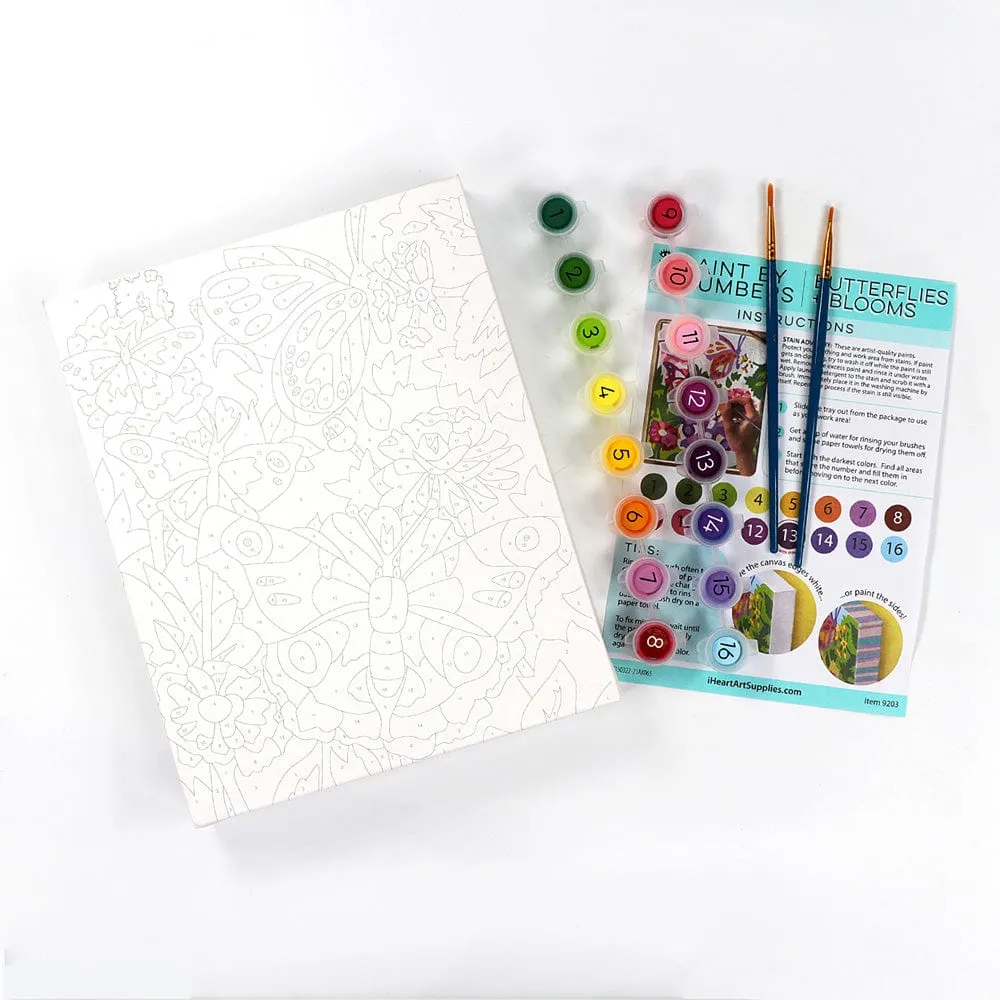 Paint By Numbers - Butterflies   Blooms
