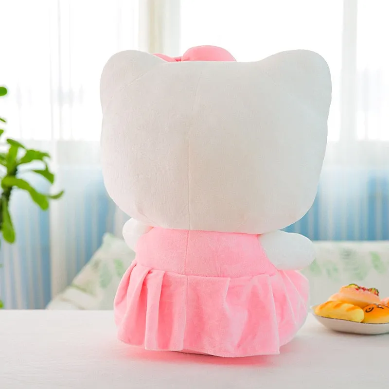 Pink Kitty with Heart Love Plush Doll