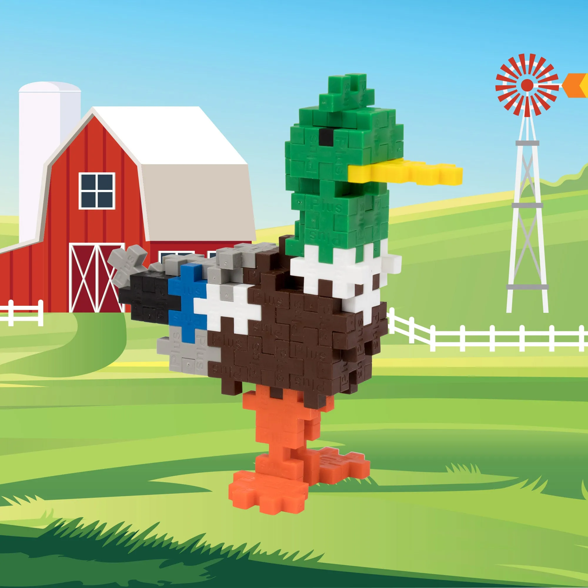 Plus-Plus Tube: Mallard Duck