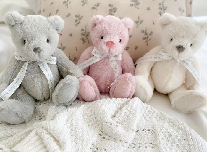 Plush Toy | Love You Bear- Pink | Mon Ami Designs