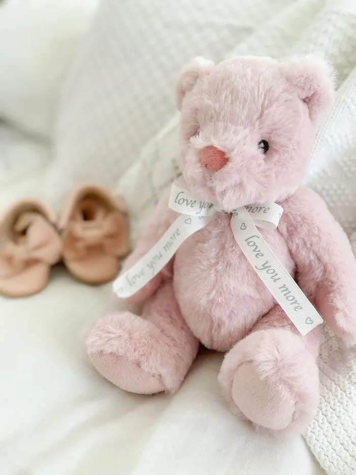 Plush Toy | Love You Bear- Pink | Mon Ami Designs