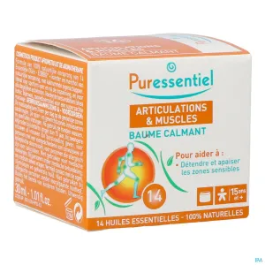 Puressentiel Gewrichten Balsem 14 Essentiële Oliën - Natuurlijke Verzachting voor Spieren en Gewrichten 30ml